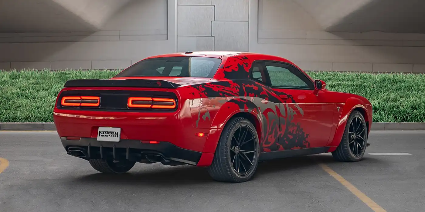 Dodge Challenger Exterior Back Side View